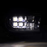 AlphaRex 07-13 Toyota Tundra NOVA LED Proj Headlights Alpha-Black w/Activ Light/Seq Signal/DRL - 880820