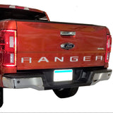 Putco 19-20 Ford Ranger - Stainless Steel Tailgate Letters RANGER - 55554FD