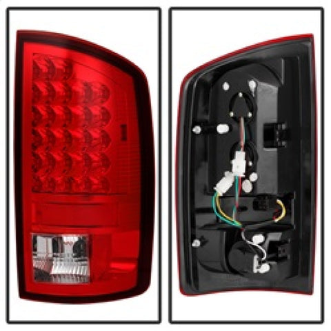 Spyder Dodge Ram 02-06 1500/Ram 2500/3500 03-06 LED Tail Light Red Clear ALT-YD-DRAM02-LED-RC - 5002570