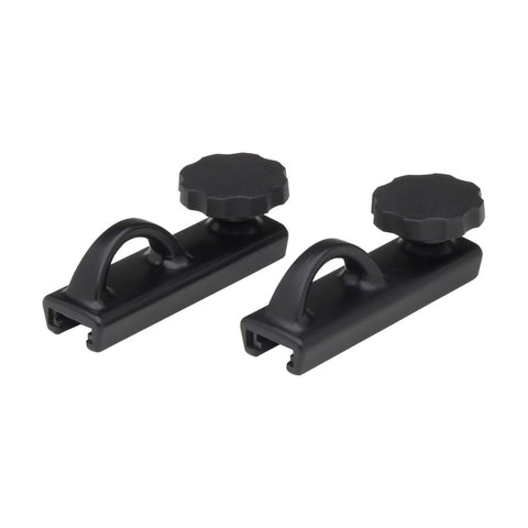 Thule TracRac Base Rail Tiedowns (TracRac SR & Utility Rack Only) 2 Pack - Black - 25100