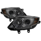 Spyder BMW Z4 03-08 Projector Headlights Halogen Model Only - LED Halo Smoke PRO-YD-BMWZ403-HL-SM - 5017413