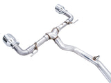 AWE Subaru BRZ/ Toyota GR86/ Toyota 86 Track Edition Cat-Back Exhaust- Chrome Silver Tips - 3020-32279