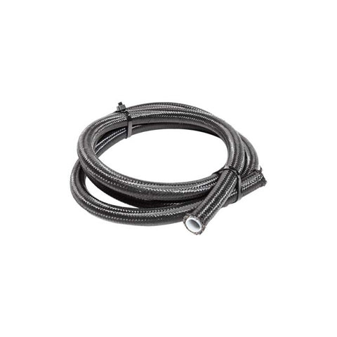 Snow 8AN Braided Stainless PTFE Hose - 5ft (Black) - SNF-60805B