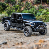 Westin 18-19 Jeep Wrangler JL Stubby Front Bumper - Textured Black - 59-80085