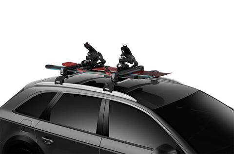 Thule SnowPack L Ski/Snowboard Rack - Black (Up to 6 Pair Skis/4 Snowboards) - 7326B