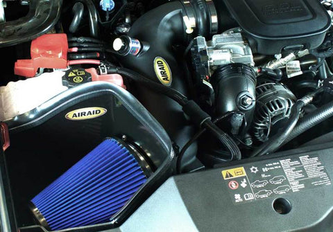 Airaid 13-14 Chevrolet/GMC Duramax 6.6L MXP Intake System w/ Tube (Dry / Blue Media) - 203-295