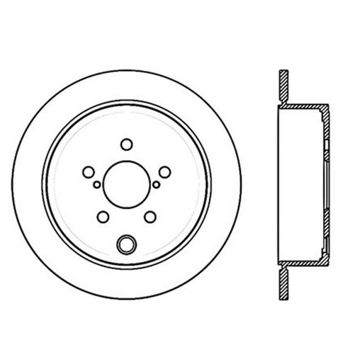 StopTech Power Slot 08-10 WRX Rear Right Slotted Rotor - 126.47029SR