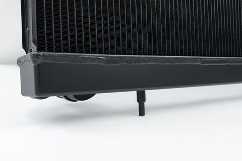 CSF Nissan R33 Skyline GT-R/GTS Full Billet Aluminum High-Performance Radiator - Black - 7219B