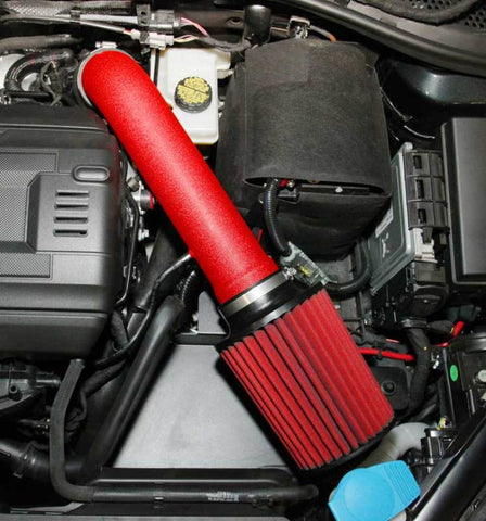 AEM 2015 Volkswagen Golf GTI 2.0L Cold Air Intake System Wrinkle Red - 21-746WR