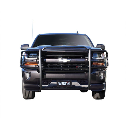 Westin 2016-2018 Chevrolet Silverado 25/3500 Sportsman Grille Guard - Black - 40-3785