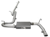 aFe Scorpion 2-1/2in Aluminized Steel Cat Back Exhaust 07-17 Jeep Wrangler V6-3.6/3.8L (4 Dr) - 49-08044-1P