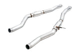 AWE 2020 Toyota Supra A90 Resonated Touring Edition Exhaust - 5in Chrome Silver Tips - 3015-32118