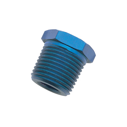 Russell Performance 3/8in Male to 1/8in Female Pipe Bushing Reducer (Blue) - 661570