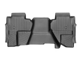 WeatherTech 2014+ GMC Sierra/Sierra Denali 1500 Rear FloorLiner - Black (Vinyl Floors/Double Cab) - 449662V