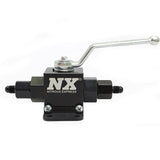 Nitrous Express Lightweight Billet In-Line Valve 1.5in I.D (4AN Fitting) - 15159-4