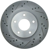 StopTech Select Sport 07-12 Chrysler Sebring Slotted / Drilled 1PC Right Front Rotor - 227.63067R