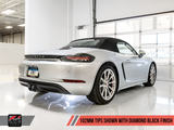 AWE Tuning Porsche 718 Boxster / Cayman SwitchPath Exhaust (PSE Only) - Diamond Black Tips - 3025-33020