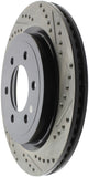 StopTech Slotted & Drilled Sport Brake Rotor - Rear Left - 127.65153L