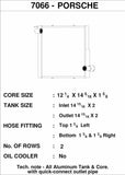 CSF Porsche 911 Carrera (991.1) / Porsche Boxster (981) / Porsche GT4 (991) - Left Side Radiator - 7066