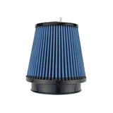 Injen NanoWeb Dry Air Filter 4.0 Flange w/ShurLok / 5.63 Base OD /6.0 Tall /4.0 Top w/Barb Fitting - X-1082-BB
