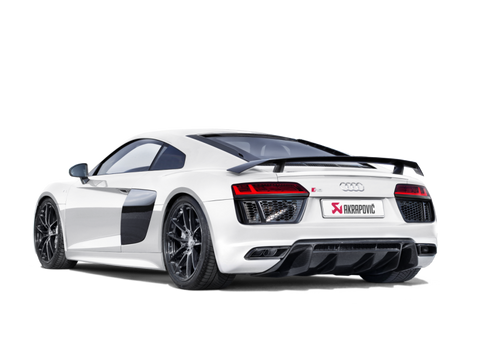 Akrapovic 16-17 Audi R8 5.2 FSI Coupe/Spyder Slip-On Line (Titanium) w/ Carbon Titanium Tips - S-AUR8SO3-T