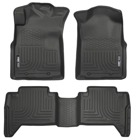 Husky Liners 05-13 Toyota Tacoma WeatherBeater Combo Black Floor Liners - 98951