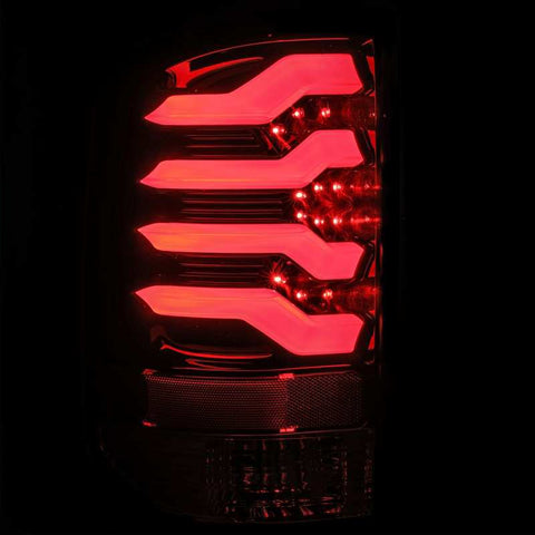 AlphaRex 14-18 GMC Sierra 1500 PRO-Series LED Tail Lights Red Smoke - 630020