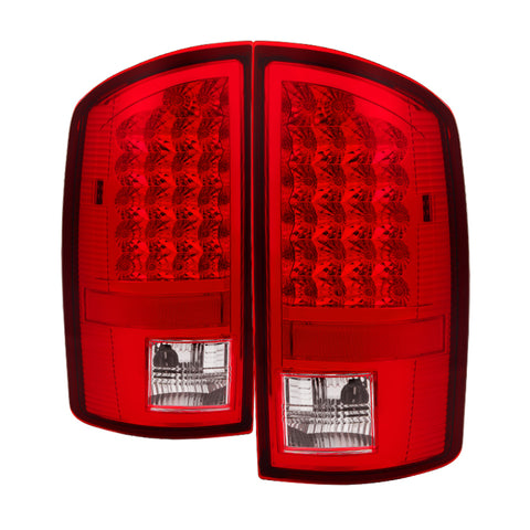 Xtune Dodge Ram 02-06 1500 / Ram 2500/3500 03-06 LED Tail Light Red Clear ALT-JH-DR02-LED-RC - 5072993