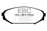 EBC 00-02 Acura MDX 3.5 Yellowstuff Front Brake Pads - DP41311R