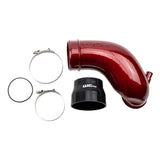 Wehrli 06-10 Chevrolet 6.6L LBZ/LMM Duramax 3.5in Intake Horn - WCFab Red - WCF100412-RED