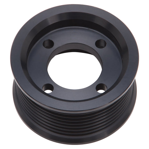 Edelbrock Pulley SC E_Force 2 75In 8 Rib Black - 15871