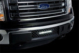 Putco 11-14 Ford F-150 - EcoBoost Bumper Grille Insert - Black SS Diamond w/ 10in Luminix Light Bar - 85182L