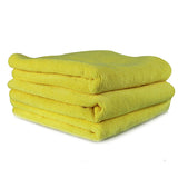 Chemical Guys Workhorse Professional Microfiber Towel - 16in x 16in - Yellow - 3 Pack - MICYELLOW03