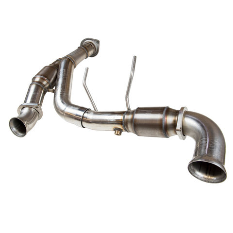 Kooks 11-14 Ford F-150 5.0L Coyote 3in SS Off Road w/ Race Cats Y-Pipe * Must Use Kooks Headers* - 13513200