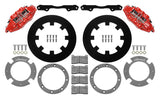 Wilwood 17-21 Can-Am X3RS Red 6-Piston Rear Kit 11.25in - Undrilled Rotors - 140-16629-R