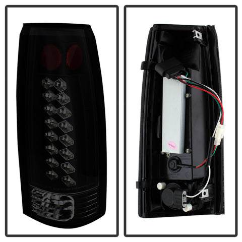 Spyder Chevy C/K Series 1500 88-98/GMC Sierra 88-98 LED Tail Lights Blk Smke ALT-YD-CCK88-LED-BSM - 5077981