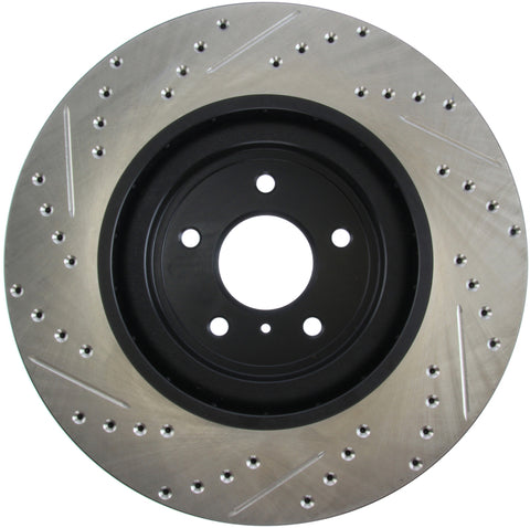 StopTech Infiniti G37 / Nissan 370Z SportStop Slotted & Drilled Front Left Rotor - 127.42100L