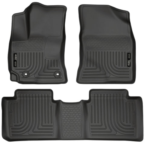 Husky Liners 15 Toyota Corolla Weatherbeater Black Front & 2nd Seat Floor Liners - 99531