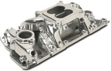 Edelbrock Polished S/B Chevy RPM Air-Gap Manifold - 75011