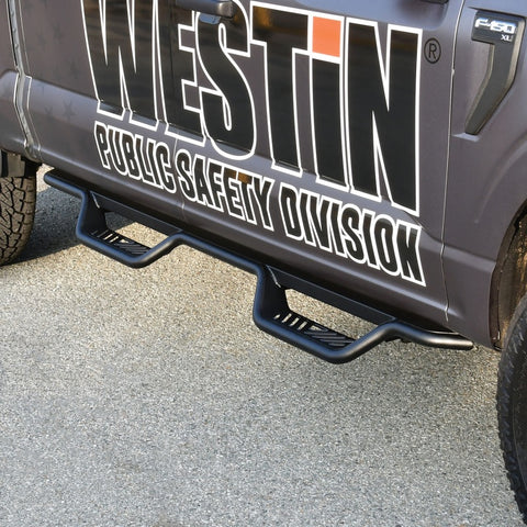 Westin 15-22 Ford F-150 SuperCrew / 17-22 F-250/350 Crew Cab Outlaw Nerf Step Bars - 20-13945