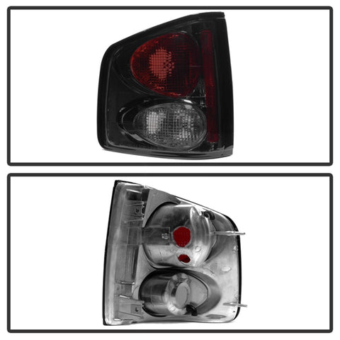 Spyder Chevy S10 94-04/GMC Sonoma 94-04/Isuzu Hombre 96-00 Euro Tail Lights Smke ALT-YD-CS1094-SM - 5001962