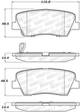 StopTech Street Brake Pads - 308.12842