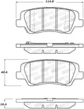 StopTech Street Brake Pads - Front - 308.16590