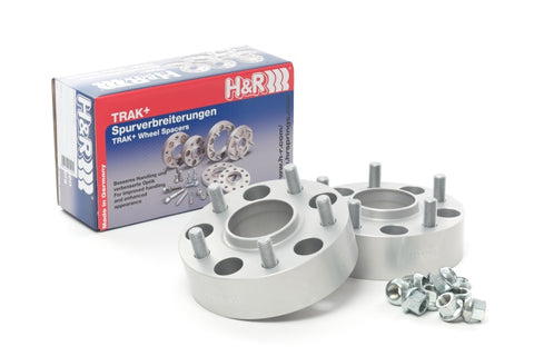 H&R Trak+ 30mm DRM Wheel Adaptor Bolt 5/120 Center Bore 64 Stud Thread 14x1.5 - Black - 6075640SW