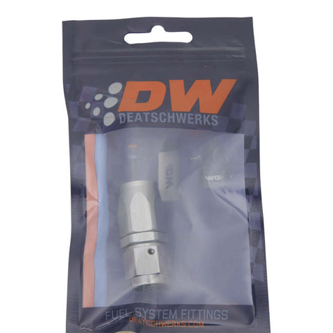 DeatschWerks 6AN Female Swivel Straight Hose End CPE - 6-02-0801