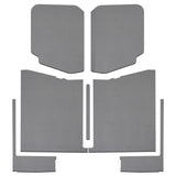 DEI 20-22 Jeep Gladiator JT 4-Door Boom Mat Complete Headliner Kit - 7 Piece - Gray Leather Look - 50186