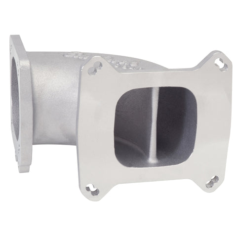 Edelbrock High Flow Intake Elbow 95mm Throttle Body to Square-Bore Flange As-Cast Finish - 3849