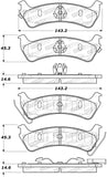 StopTech Street Select Brake Pads - 305.06660