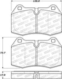 StopTech Street Brake Pads - 308.06390