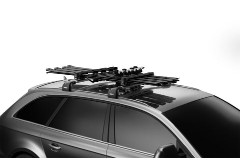 Thule SnowPack L Ski/Snowboard Rack - Black (Up to 6 Pair Skis/4 Snowboards) - 7326B